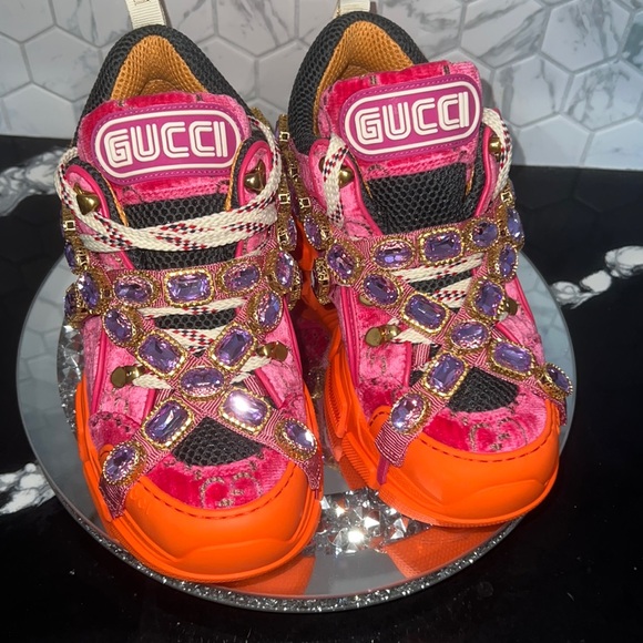 Gucci Shoes - Gucci flash trek new with box
